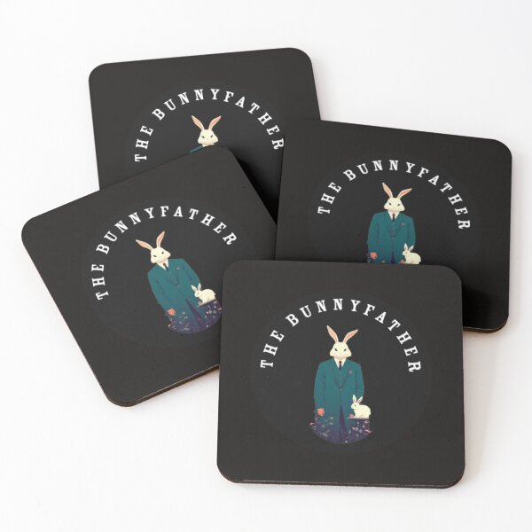 Item preview,   Lazy bunnyfather dad T-Shirts for Sale, rabbit  cute pet lovers, designed and sold by Kevchu1616.
