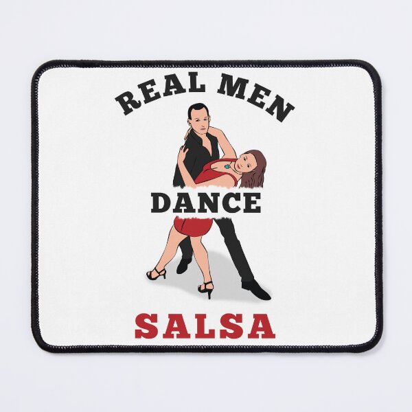 Item preview, real men dance salsa designed and sold by TeeHDesigner.