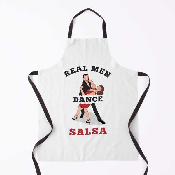 Item preview, real men dance salsa designed and sold by TeeHDesigner.