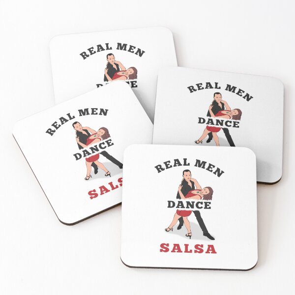 Item preview, real men dance salsa designed and sold by TeeHDesigner.