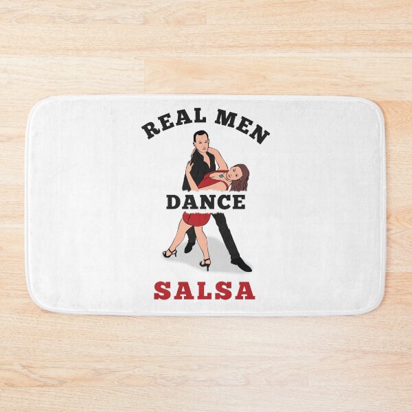 Item preview, real men dance salsa designed and sold by TeeHDesigner.