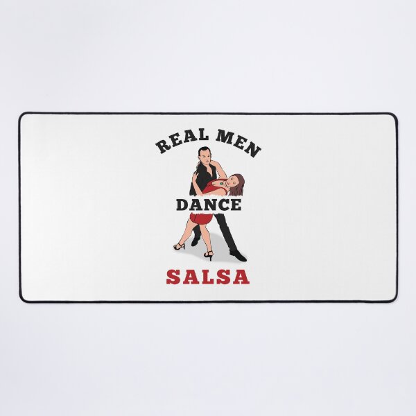 Item preview, real men dance salsa designed and sold by TeeHDesigner.