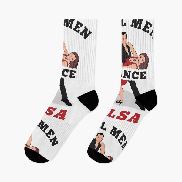 Item preview, real men dance salsa designed and sold by TeeHDesigner.