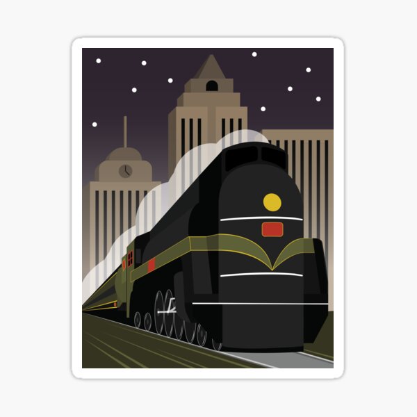 Item preview, Streamliner Leaving The City designed and sold by AmtrakGuy365.