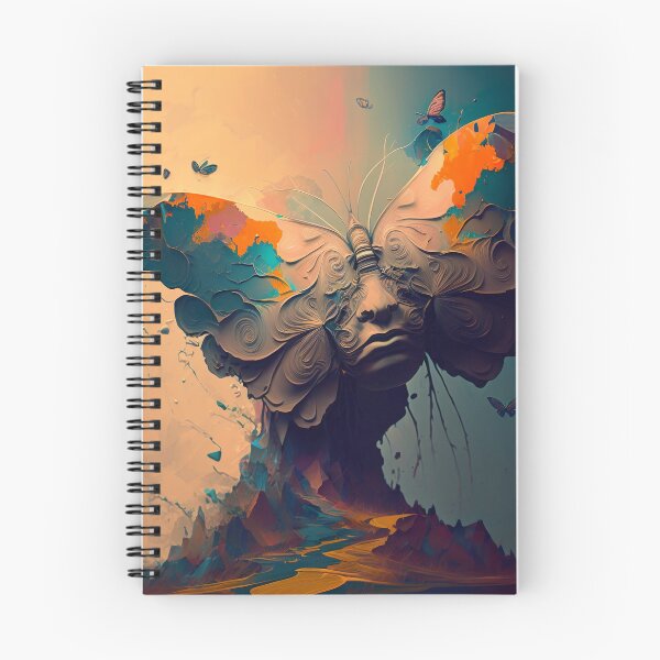 Item preview, Mountain Butterfly with Human Mourn Face designed and sold by sirhitto.