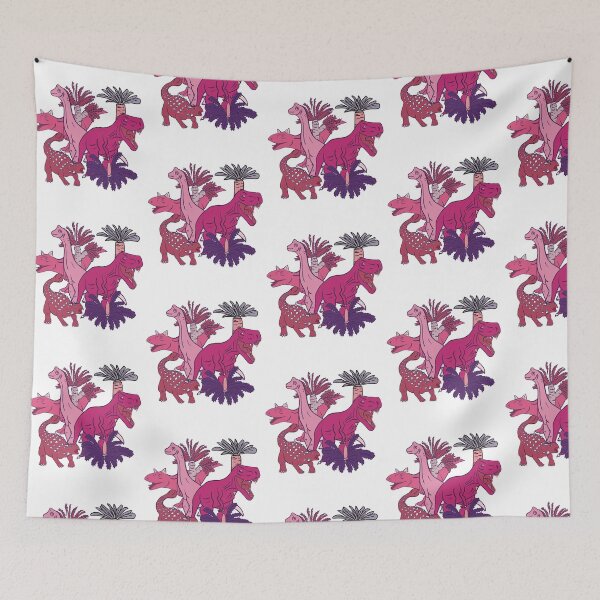 Item preview, Pink Dino world designed and sold by Superdoodledo.