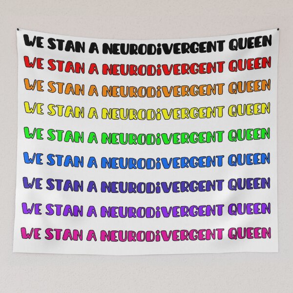 Item preview, A Neurodivergent Queen (rainbow pack) designed and sold by actually-mads.