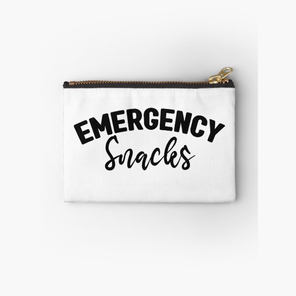 Item preview, Emergency Snacks Zipper Pouch designed and sold by BestDesign US.