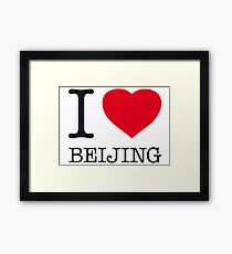 I ♥ BEIJING Framed Print
