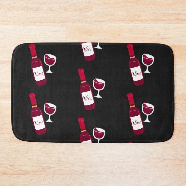 Item preview, glass and bottle of wine designed and sold by yessebel.