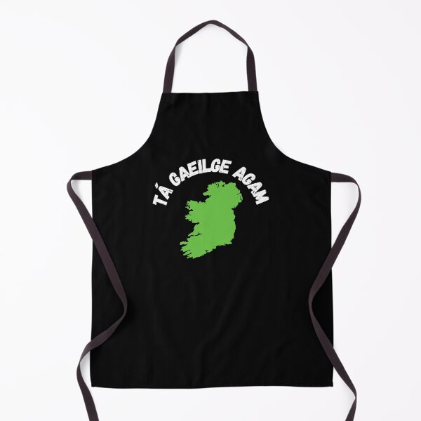 Item preview, Tá Gaeilge Agam Irish Language Ireland Map designed and sold by Irishprints.