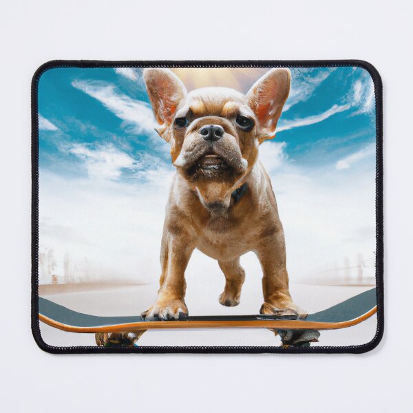 Item preview, french bulldog skateboarding designed and sold by myseptember18th.