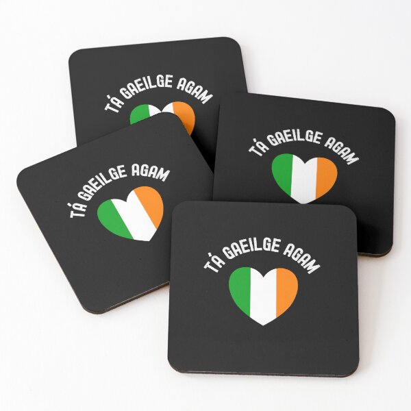 Item preview, Tá Gaeilge Agam Irish Language Ireland Flag designed and sold by Irishprints.
