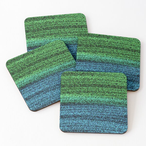 Artikelvorschau, Green blue sparkles entworfen und verkauft von awsomepatterns.