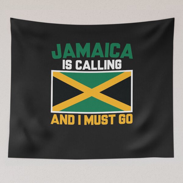 Item preview, Jamaica is calling and I must go  -  Flag of  Jamaica designed and sold by obedtheartist.