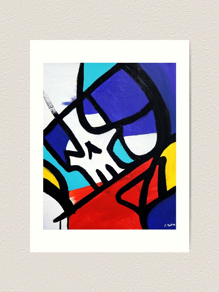 Thumbnail 2 of 3, Art Print, Weird Skull designed and sold by Colin Mullin.