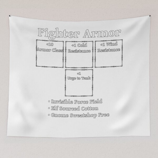 Item preview, Fighter Armor: Role Playing DND 5e Pathfinder RPG Tabletop RNG designed and sold by geekydesigner.