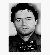 Ted Bundy Mug Shot 1980 Vertical Photographic Print