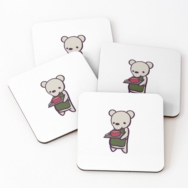 Item preview, Bearista - Adorable Cartoon Polar Bear Barista designed and sold by ThumboArtBumbo.