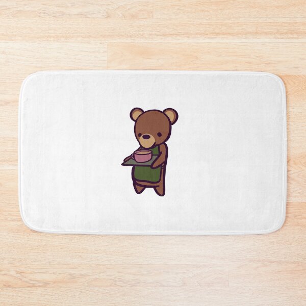 Item preview, Bearista - Adorable Cartoon Brown Bear Barista designed and sold by ThumboArtBumbo.