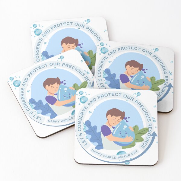 Item preview, Happy World Water Day, let's conserve and protect our precious resource designed and sold by aywchen.