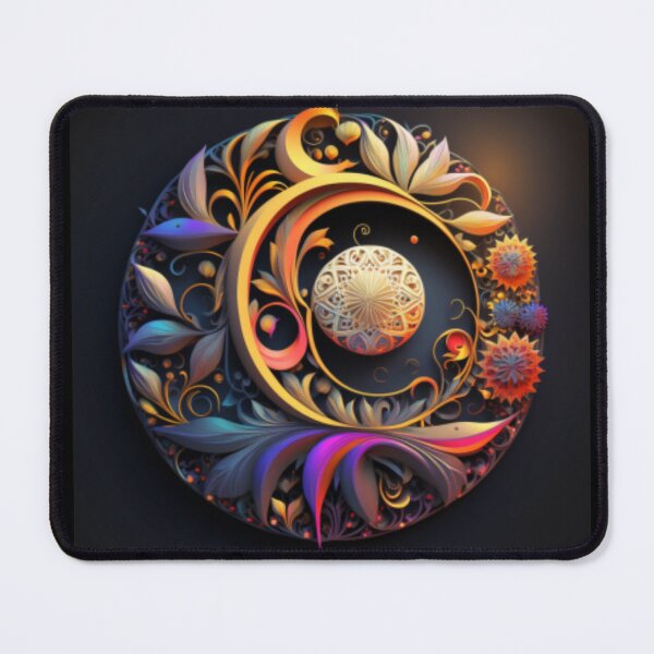 Item preview, colored mandala by -AI designed and sold by haneen15.