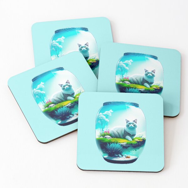 Item preview, Serene Lake and a Beautiful Ragdoll Cat designed and sold by Pawsitive Palette.