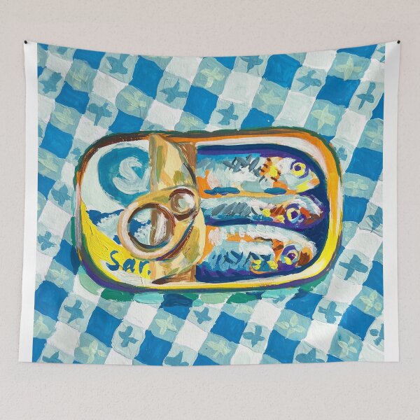 Item preview, Tin of Sardines designed and sold by Key and Sea Creative.