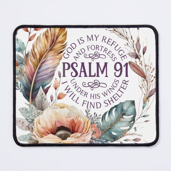 Item preview, God is My Refuge Psalm 91 designed and sold by WideIsTheGate.