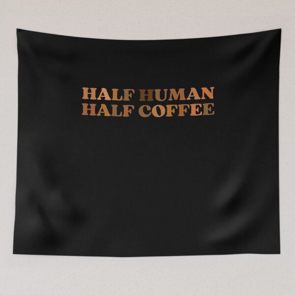 Item preview, Half Human Half Coffee Women Coffee lover mom designed and sold by MouDantArts.