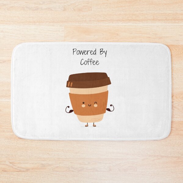 Item preview, Powered Up By Coffee  designed and sold by AprilHArtStudio.
