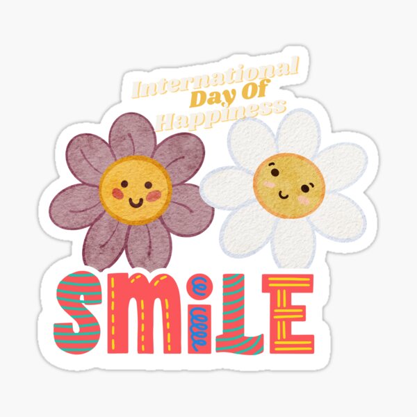 Item preview, International Day of Happiness - Smile designed and sold by aywchen.