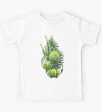 Watercolor prehistoric plants Kids Tee