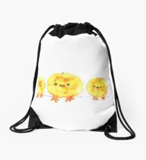Easter Chick Drawstring Bag