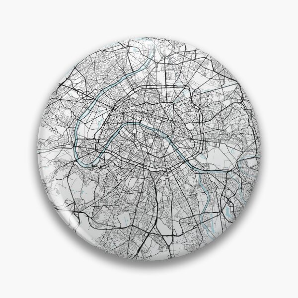 Item preview, Paris City Map of France - Circle designed and sold by deMAP.