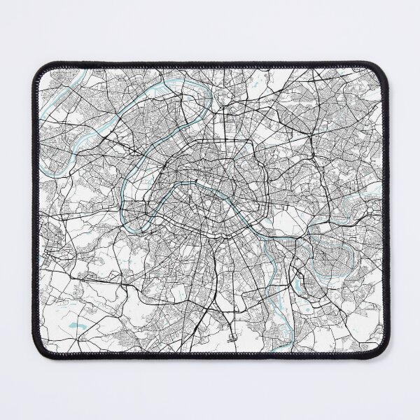 Item preview, Mapa de la ciudad de París de Francia - Círculo designed and sold by deMAP.
