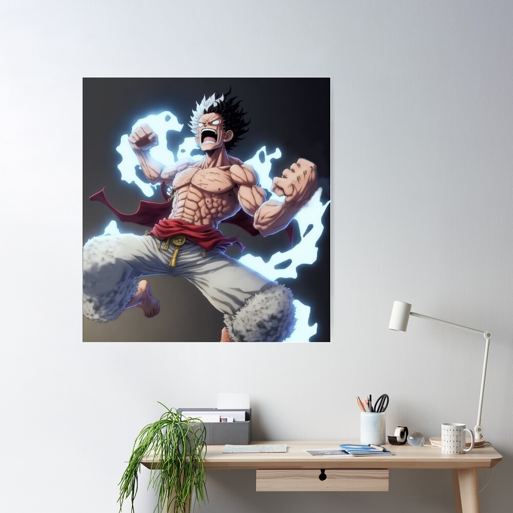 Luffy Gear 5 vs Kaido ONE PIECE Poster for Sale by newgatearts