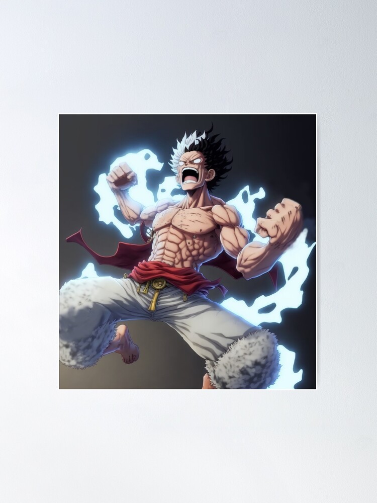 Luffy Gear 5 vs Kaido ONE PIECE Poster for Sale by newgatearts