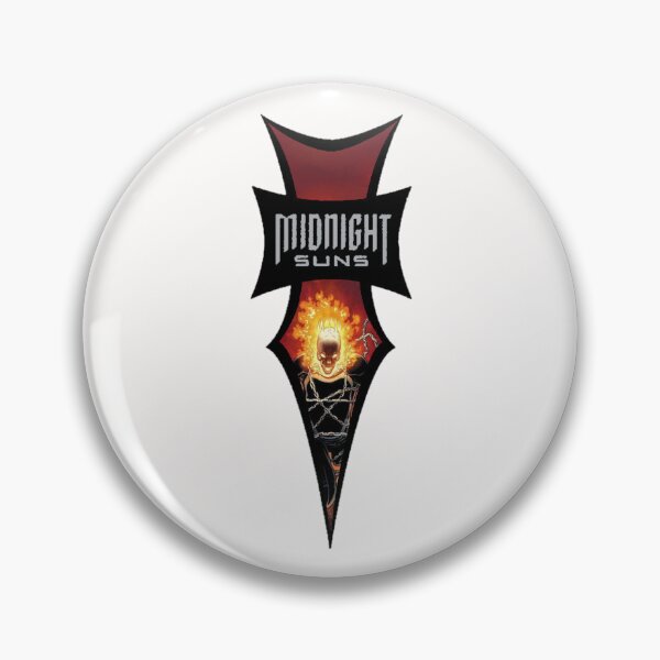 Item preview, Johnny Blaze Ghost Rider Midnight Suns Logo  designed and sold by Midnightbloodstone.
