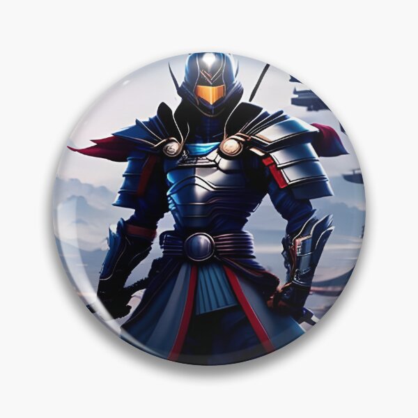 Item preview, Neon Warrior: Samurai Art in a Futuristic World designed and sold by SetinM.