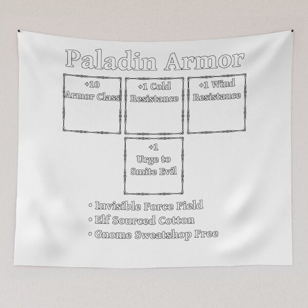 Item preview, Paladin Armor: Role Playing DND 5e Pathfinder RPG Tabletop RNG designed and sold by geekydesigner.