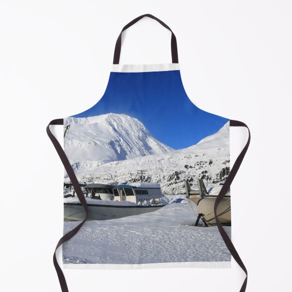 Item preview, Snow-covered boats ashore designed and sold by zumi.