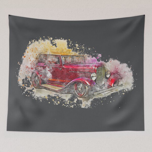 Aperçu de l'œuvre Voiture classique Oldtimer créée et vendue par Gile-Shop.