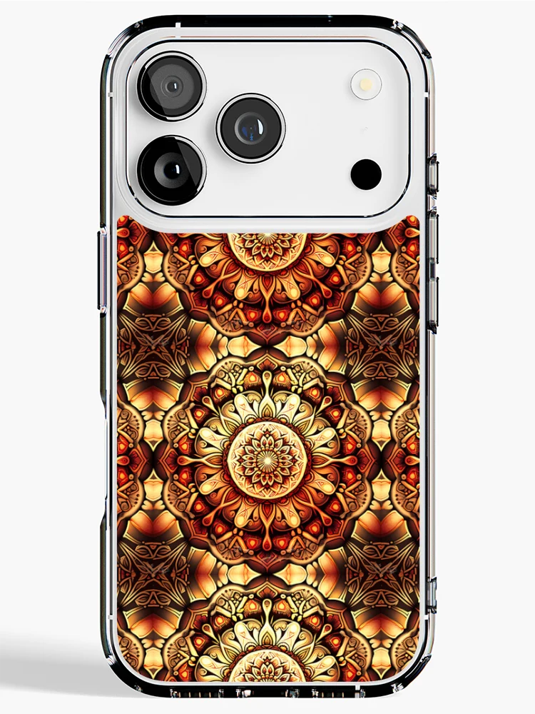 Thumbnail 1 of 5, iPhone Case, Mandala Spring Pattern designed and sold by TwoToneThreads.