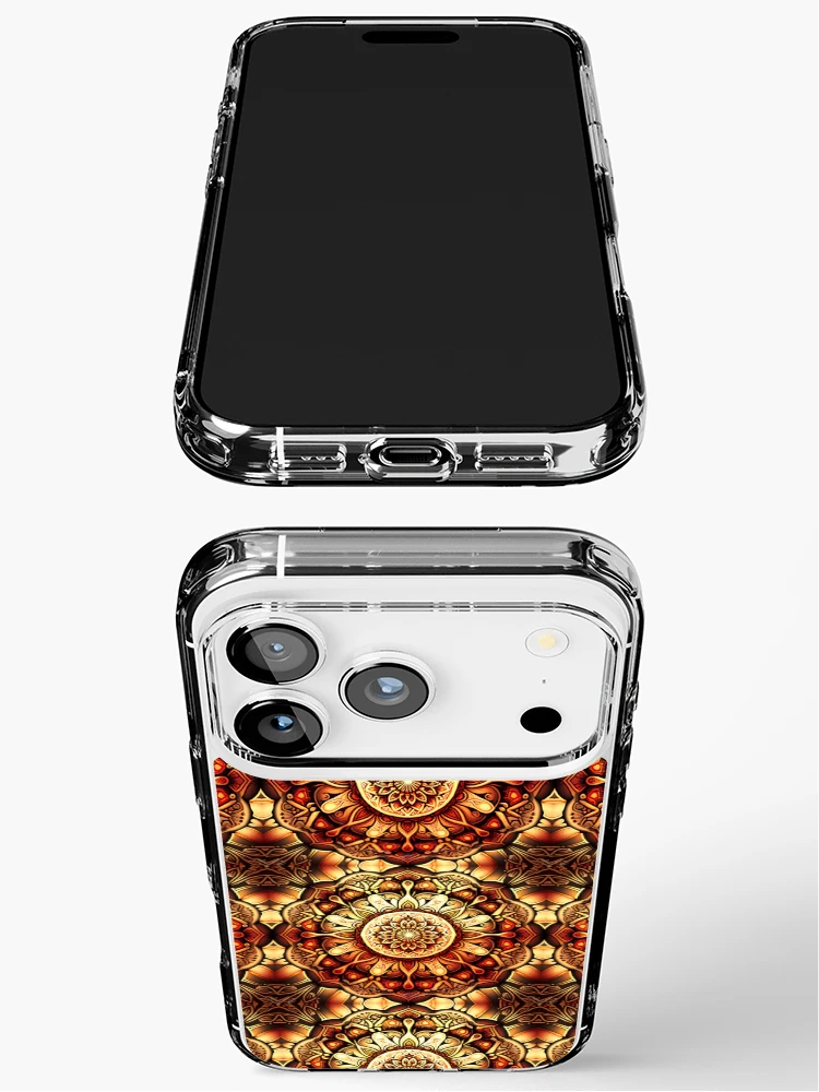 Thumbnail 3 of 5, iPhone Case, Mandala Spring Pattern designed and sold by TwoToneThreads.
