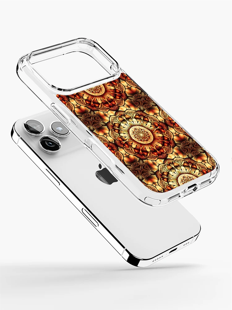 Thumbnail 2 of 5, iPhone Case, Mandala Spring Pattern designed and sold by TwoToneThreads.