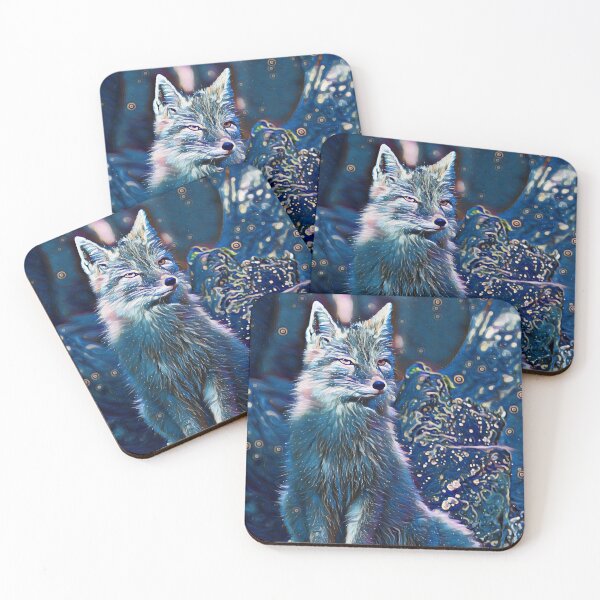 Item preview, Arctic fox at night designed and sold by Astralia.