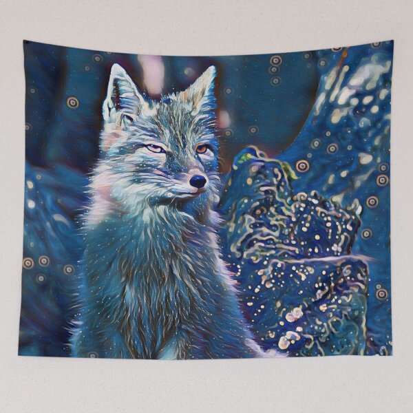 Item preview, Arctic fox at night designed and sold by Astralia.