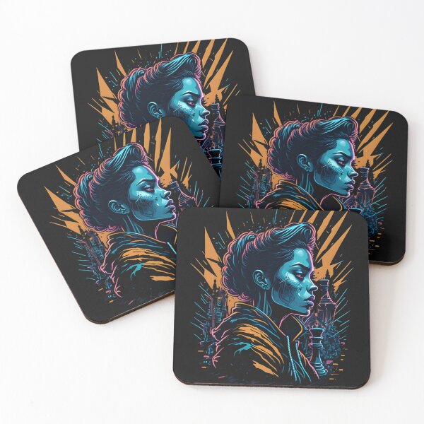 Item preview, "Queen's Gambit: Colorful Digital Art & Clothing - Female Chess Players" designed and sold by Chromatic-Art.