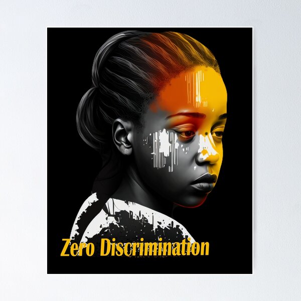 Item preview, Zero Discrimination designed and sold by ArtFlux.